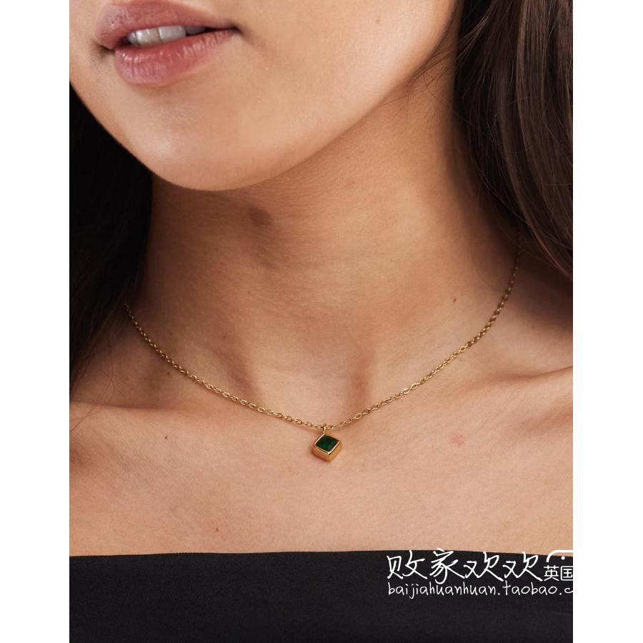 英国代购正品11.28 2025潮流导向 饰品新款 设计迷你吊坠锁骨链