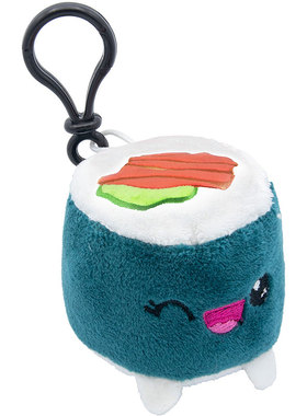 英国代购正品12.30 Plushi Maki Sushi Clip-On 寿司夹式钥匙扣