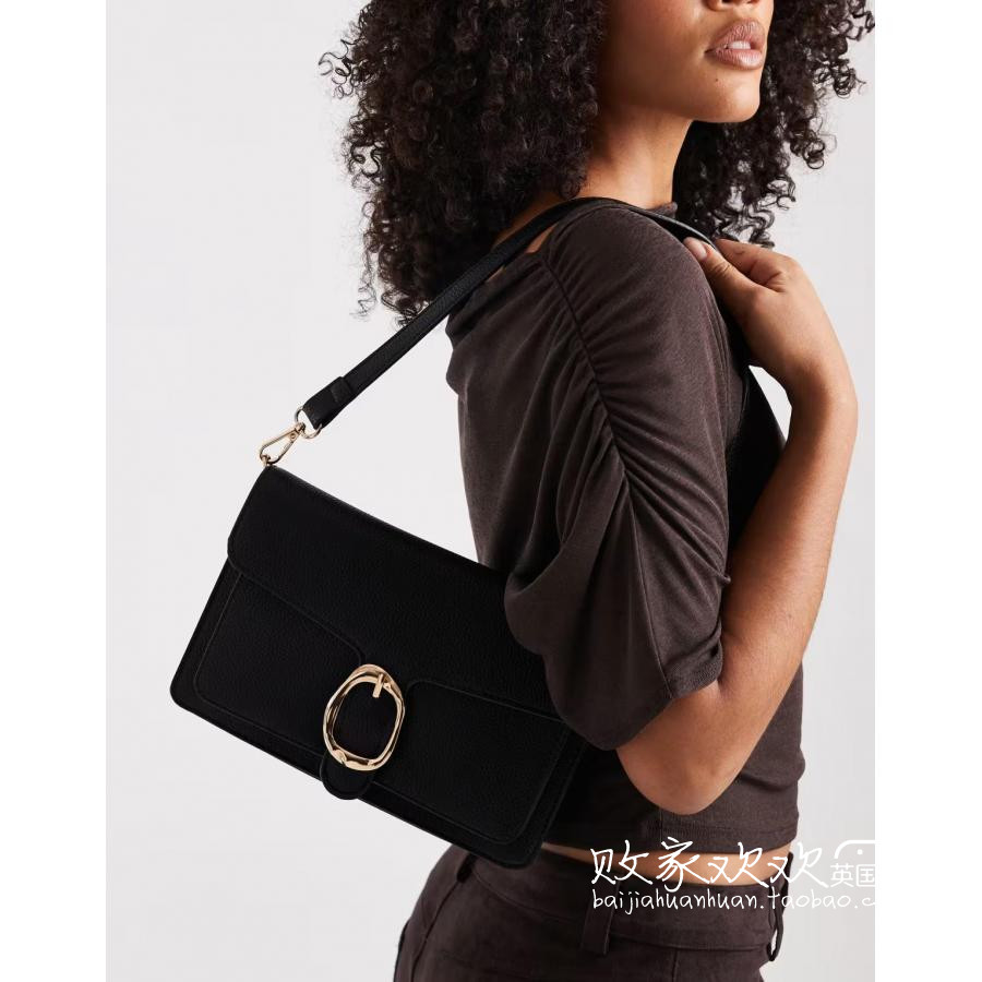英国代购正品11.24 2025潮流导向 女包新款 深色设计百搭单肩包