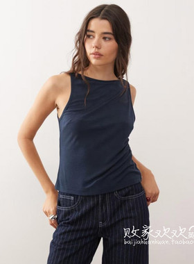 英国代购正品09.20 2025潮流导向 女装新款 休闲深色舒适百搭背心