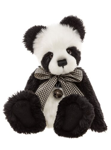 英国代购正品06.13 Charlie Bears 查理熊 Cartwright 铃铛熊猫