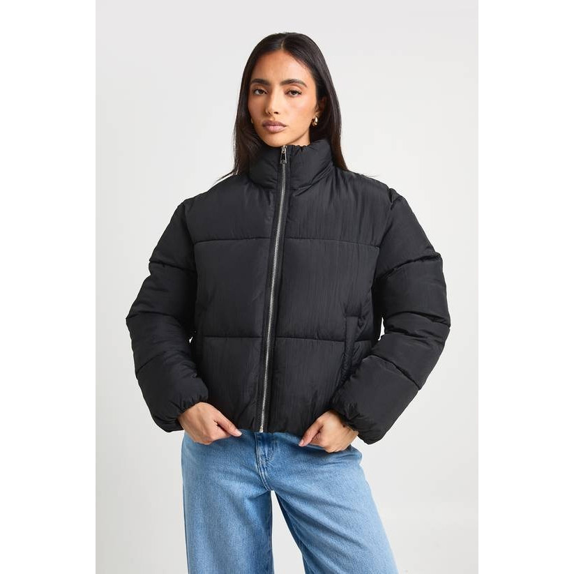 英国代购正品08.31 名品PL 女装新款 潮牌拉链填充短款百搭外套