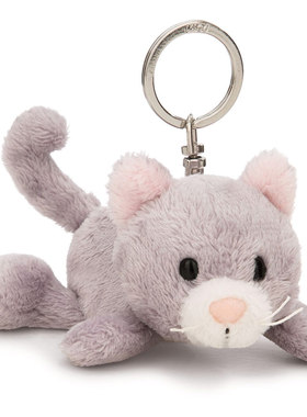 英国代购正品12.26 Homies Grey Cat Keyring灰猫钥匙扣 毛绒玩偶