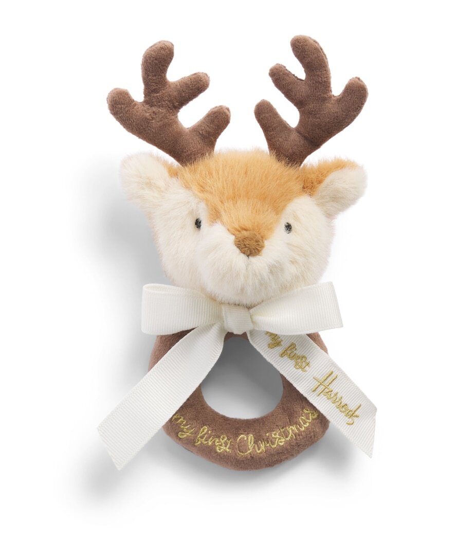 英国代购正品08.21 Harrods My First Christmas 圣诞驯鹿摇铃