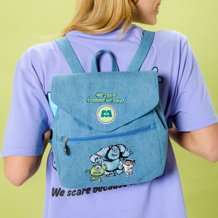 英国代购正品01.30 Disney迪士尼 Monsters怪兽电力公司 牛仔背包