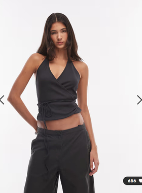 英国代购正品02.25 2026潮流导向 女装新款 设计深色舒适百搭背心