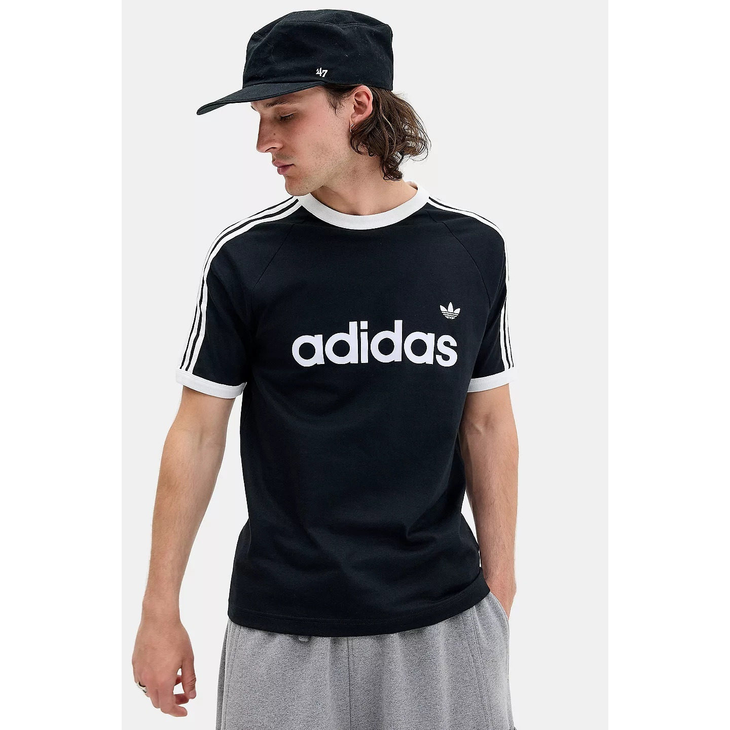 英国代购正品07.16 名品Adidas 男装新款 潮牌金典标志短袖T恤