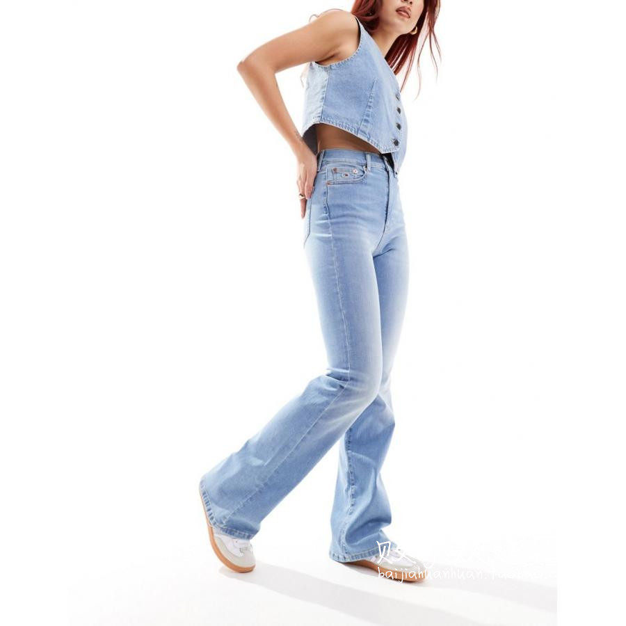 英国代购正品02.29 2024潮流导向 女装新款 休闲显瘦舒适牛仔裤