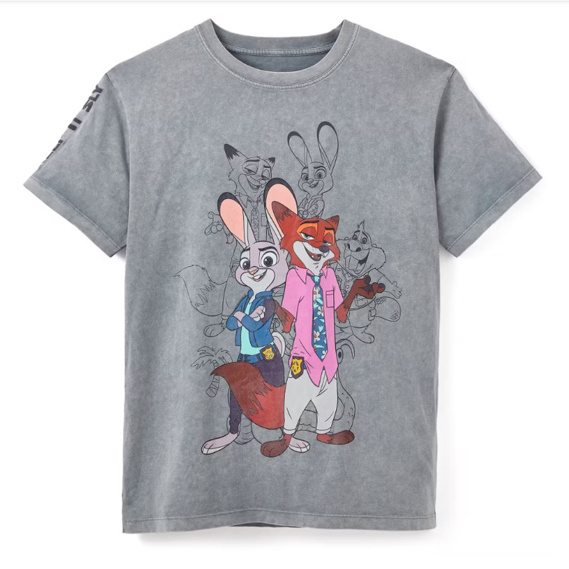 英国代购正品08.24 Disney  疯狂动物城2 尼克和朱迪背包 直筒T恤