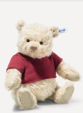 英国代购正品09.25 Steiff Disney Christopher Robin 小熊维尼