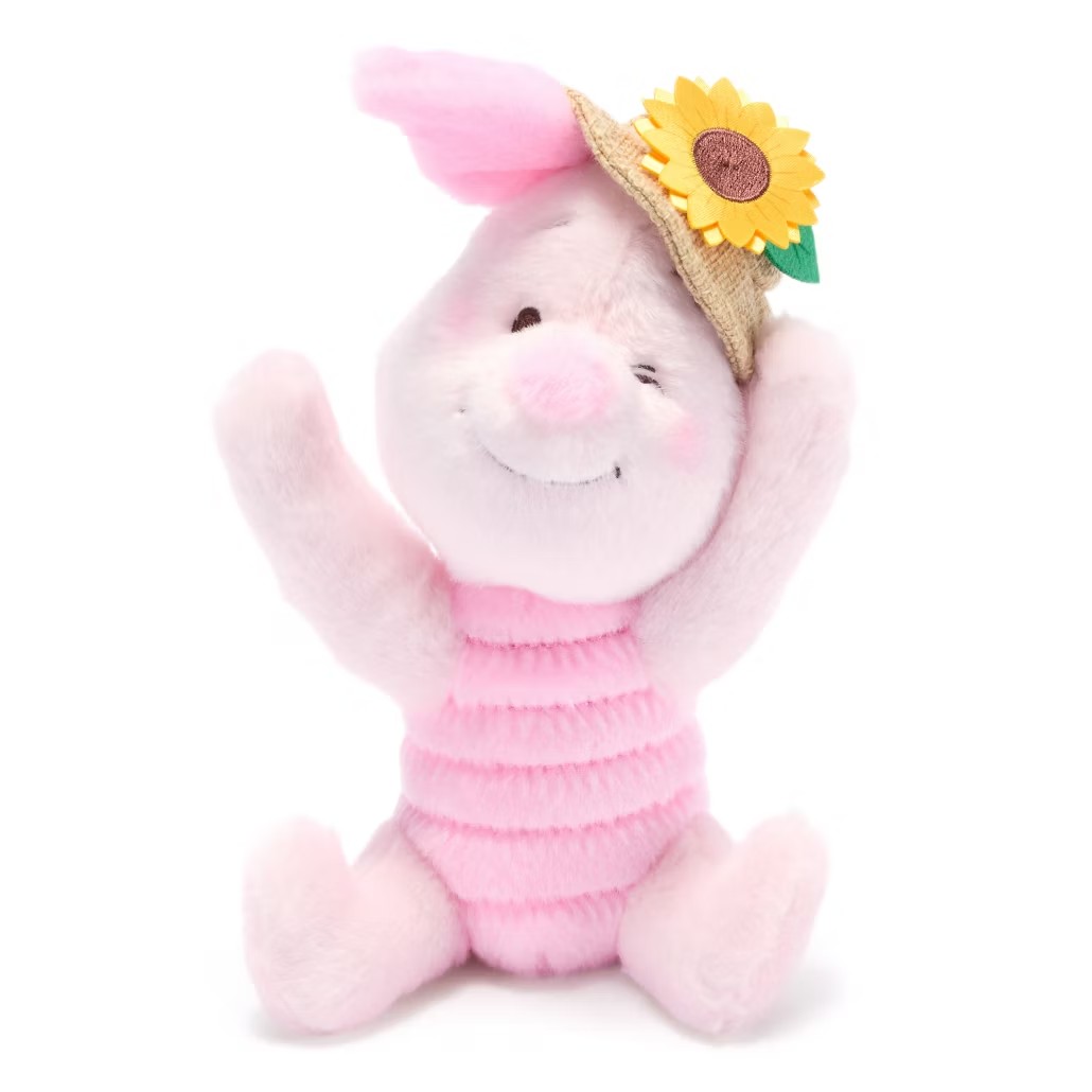 国内现货秒！07.04 Disney迪士尼  Piglet 带花帽子的小猪皮杰