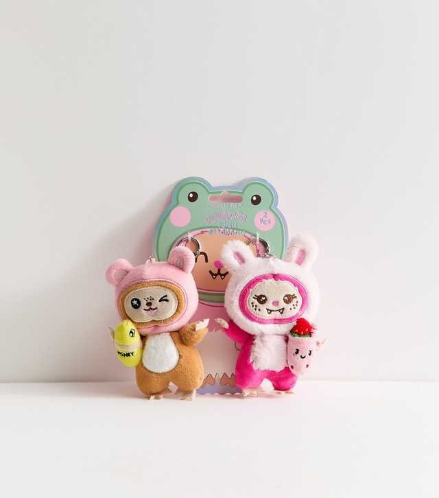英国代购正品06.27 名品NL 饰品新款 可爱的小熊钥匙扣玩偶套装