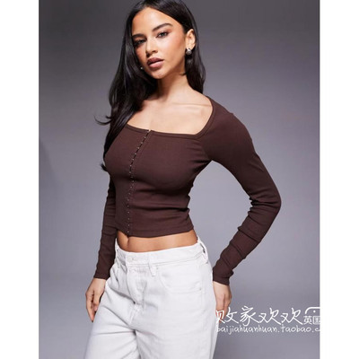 英国代购正品12.02 2025潮流导向 女装新款 休闲长袖舒适打底衫