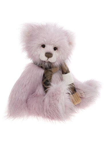 英国代购正品06.13 Charlie Bears 查理熊 Iris 薰衣草系围巾熊
