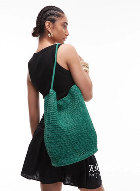 英国代购正品05.05 2025潮流导向 女包新款 编织大容量百搭手提袋