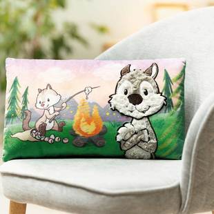 Forest Friends Winny 英国代购 12.24 Wolf Jojo花栗鼠靠垫 正品