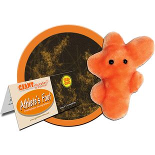 英国代购正品02.28 Giant Microbes Athlete's Foot 香港脚细菌