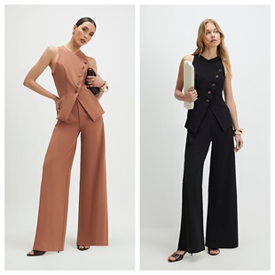 名品ER 女装 新款 英国代购 连身裤 03.21 潮牌无领不对称修身 正品