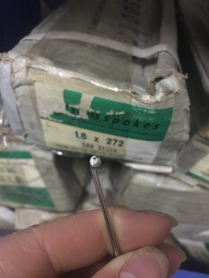 DT champion冠军辐条1.8/2.0mm等径/变径银色弯头辐条 长度定制