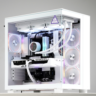 微星RTX5080魔龙显卡锐龙9900X3D 9950X3D台式H9白色游戏电脑主机