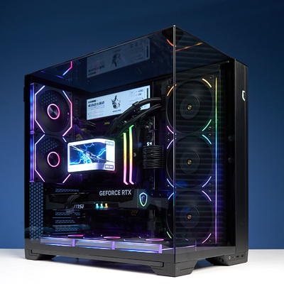 裸眼3D水冷微星5080魔龙AMD锐龙7800X3D 9800X3D 9950X3D游戏电脑