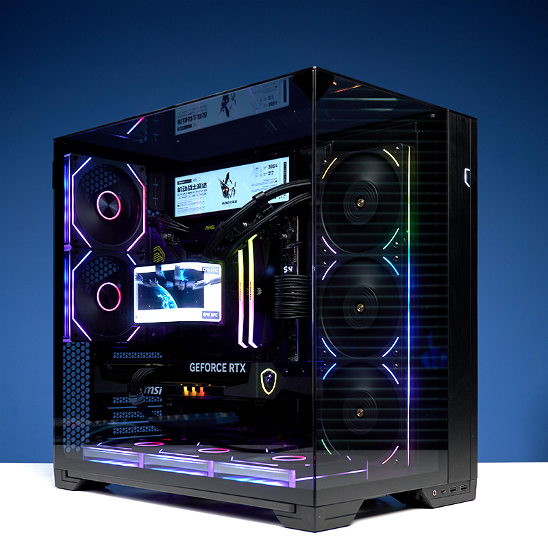 裸眼3D水冷微星5070TI魔龙AMD锐龙7800X3D 9800X3D 9950X3D电脑