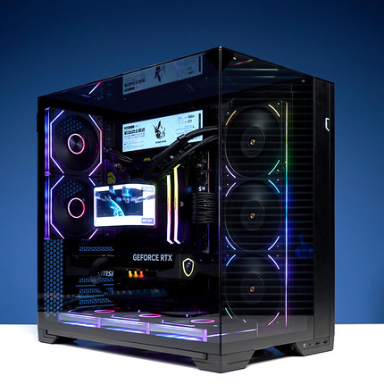 裸眼3D水冷微星5090D万图师AMD锐龙9800X3D 9950X3D游戏电脑主机