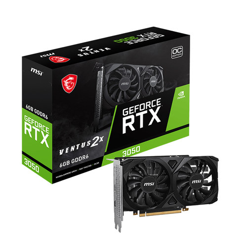 微星RTX3050万图师台式电脑电竞游戏主机设计智能学习独立显卡