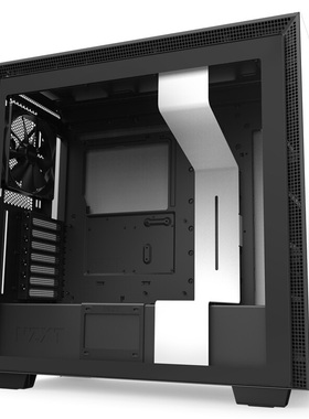 NZXT/恩杰 H710 简约白色DIY中塔ATX台式机电脑机箱钢化玻璃侧板