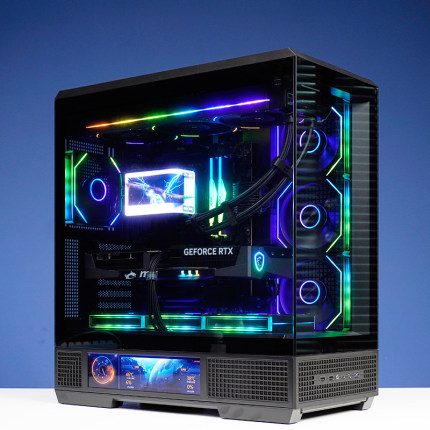 裸眼3D水冷微星5090D万图师AMD 9800X3D 9950X3D游戏屏显版电脑