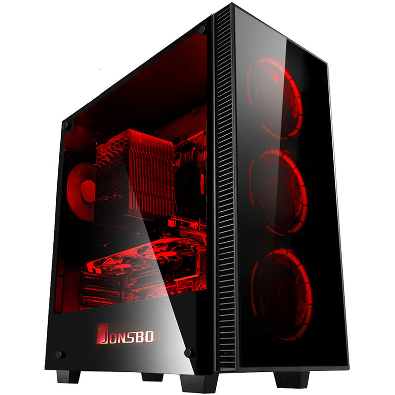 Jonsbo/乔思伯  QT03 钢化玻璃款 三面钢化玻璃ATX电脑机箱