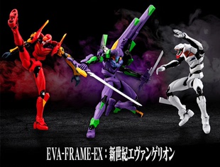 正品万代食玩盒蛋福音战士EVA FRAME EX01 初号机二号机量产机