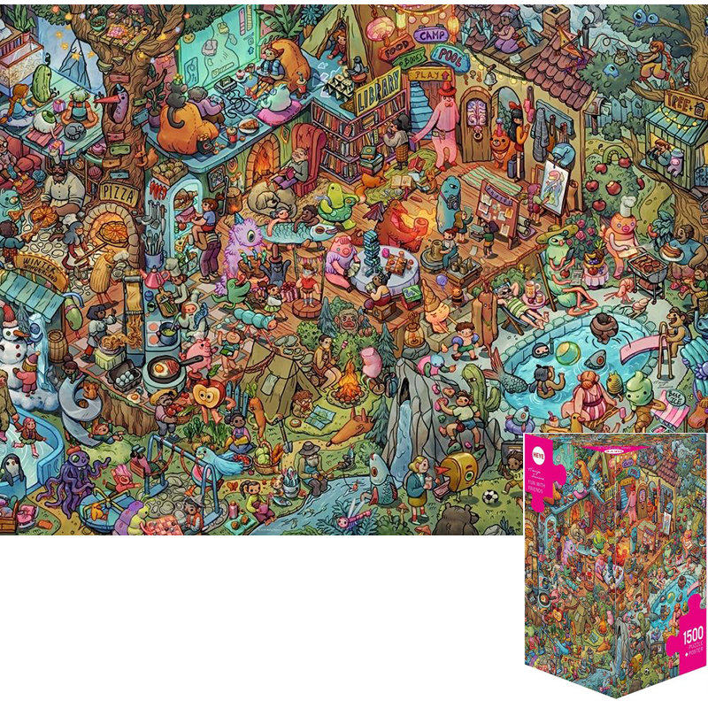 HEYE与朋友一起玩1500片 德国进口拼图 益智玩具 雷诺瓦 29929