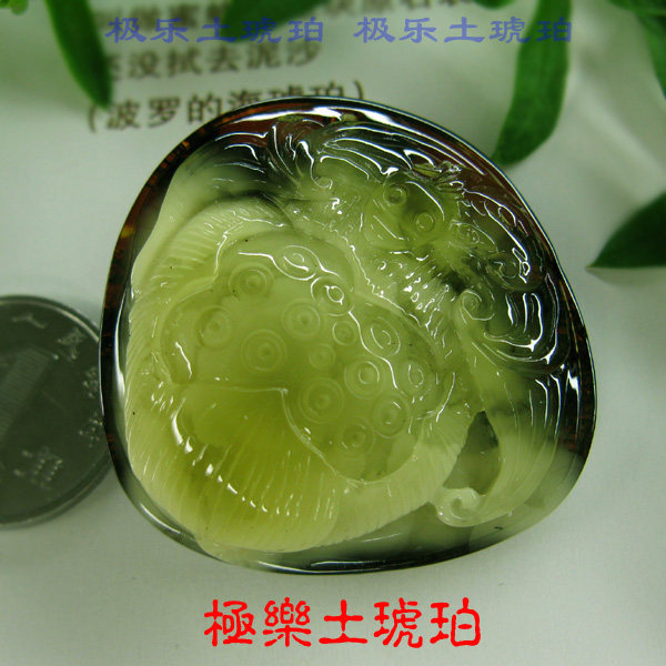 【极乐土琥珀】3117天然金绞颈饰