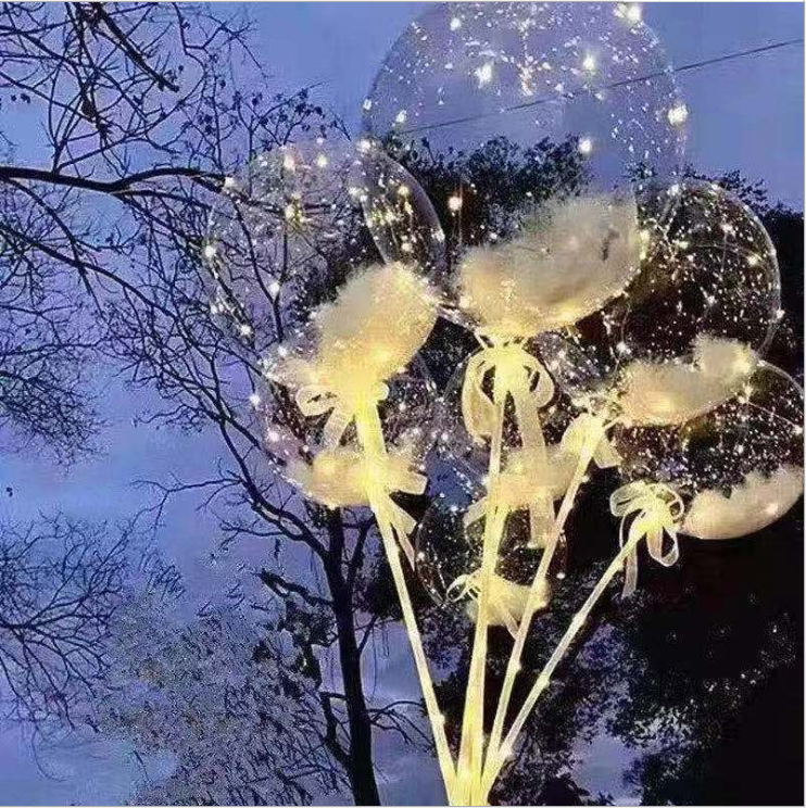 insled彩灯夜市街卖风网红气球