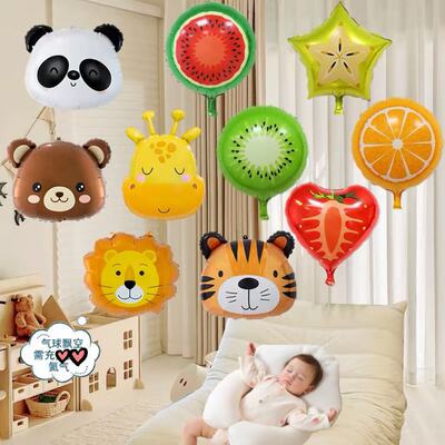 气球飘空婴儿绑腿氦气铝膜卡通