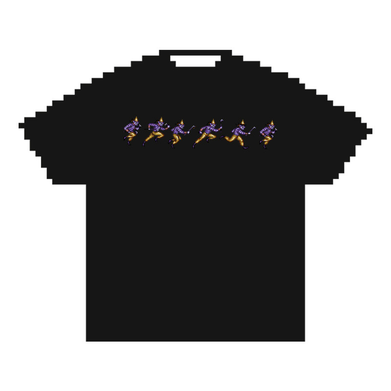 【原创】8BIT 风格 FC蝙蝠侠与罗宾 复古游戏T恤手绘像素短袖