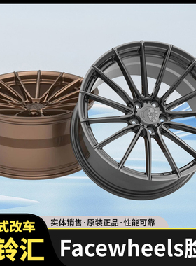 FACEWHEELS脸圈 FW1011款定制锻造轮圈一片式适用德系日系美系车