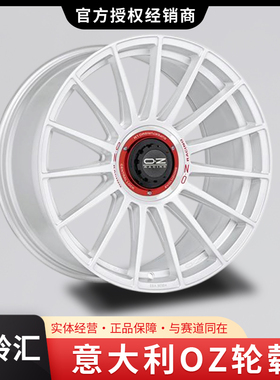 意大利OZ Superturismo Evoluzione WRC多条辐旋压铸造轮毂白色
