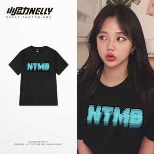 ins男装 纯棉潮牌潮流宽松衣服男士 oversize重磅短袖 T恤男女bf 半袖