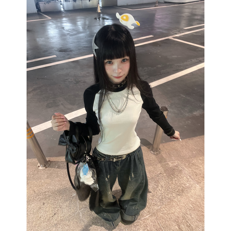 小尼力女士插肩长袖T恤