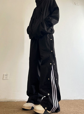 小尼力复古运动嘻哈长裤