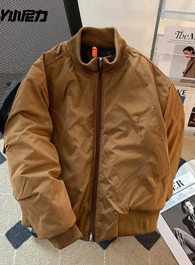 ins夹棉ma1飞行员夹克春秋cleanfit高级感美式vibe棒球服外套男女