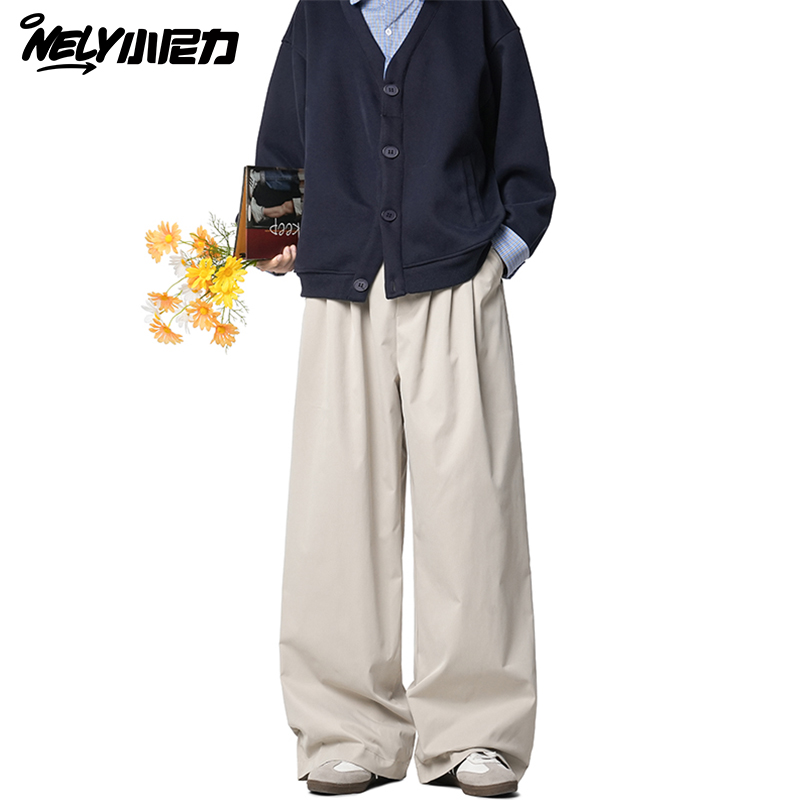 小尼力阔腿裤运动裤长裤