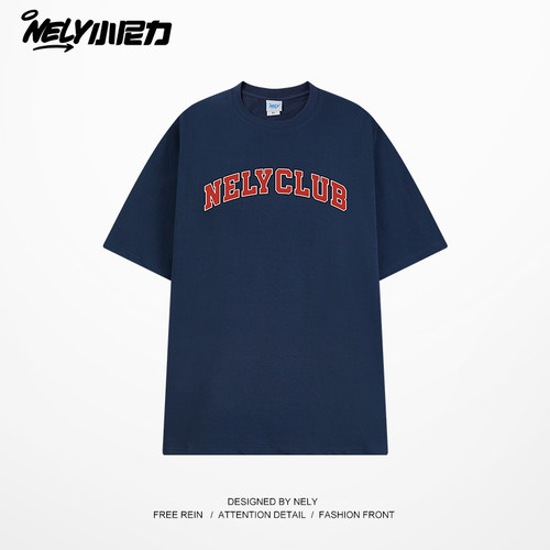 ins复古小尼力短袖T恤