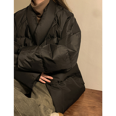 小尼力白鸭绒羽绒服外套