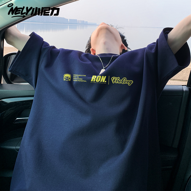 小尼力潮牌印花短袖T恤