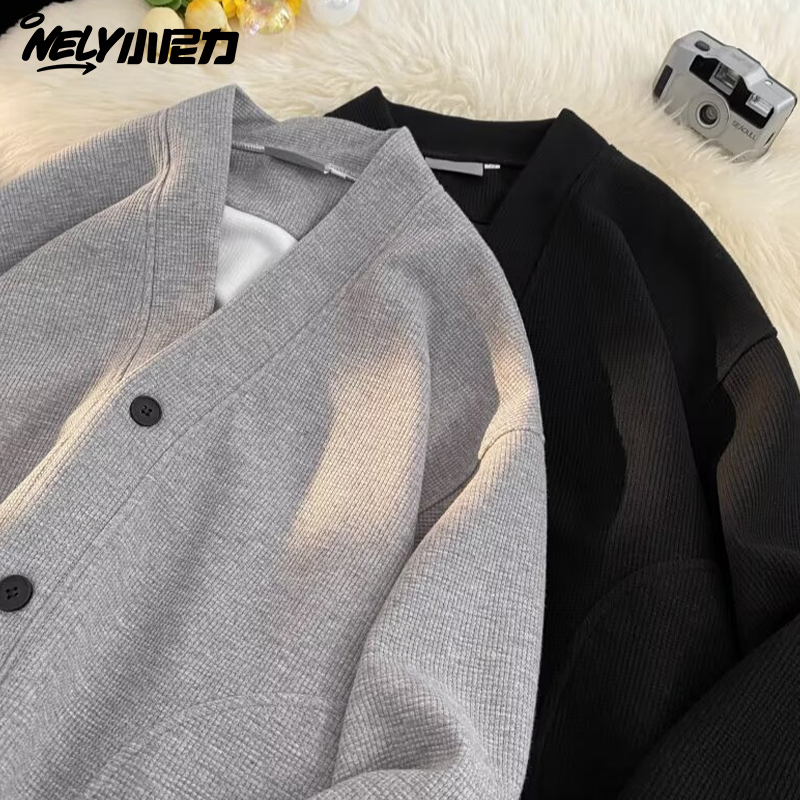 针织外套潮牌学生情侣休闲