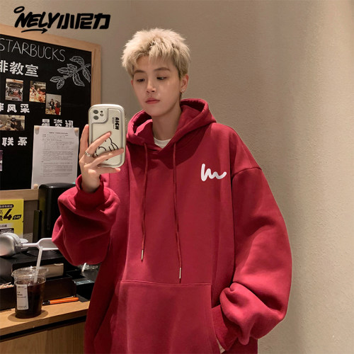 小尼力复古潮牌连帽卫衣