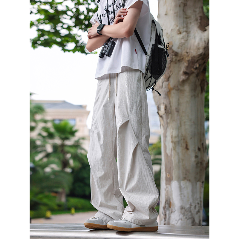 小尼力复古伞兵运动长裤